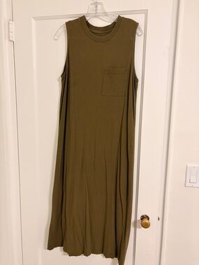 Everlane Sleeveless T-Shirt Midi Dress